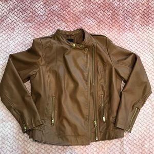 Faux leather jacket